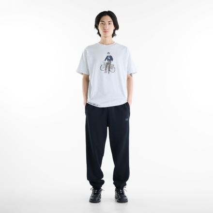 Varsity Bike T-Shirt, Ash Heather, MT62M4ZXAHH