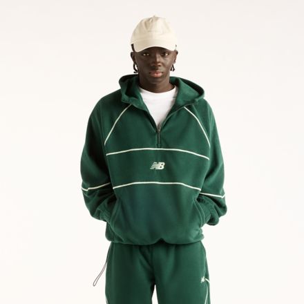 Trackside Polar Fleece Hoodie, NORDIC GREEN, MT62N1TYNOG