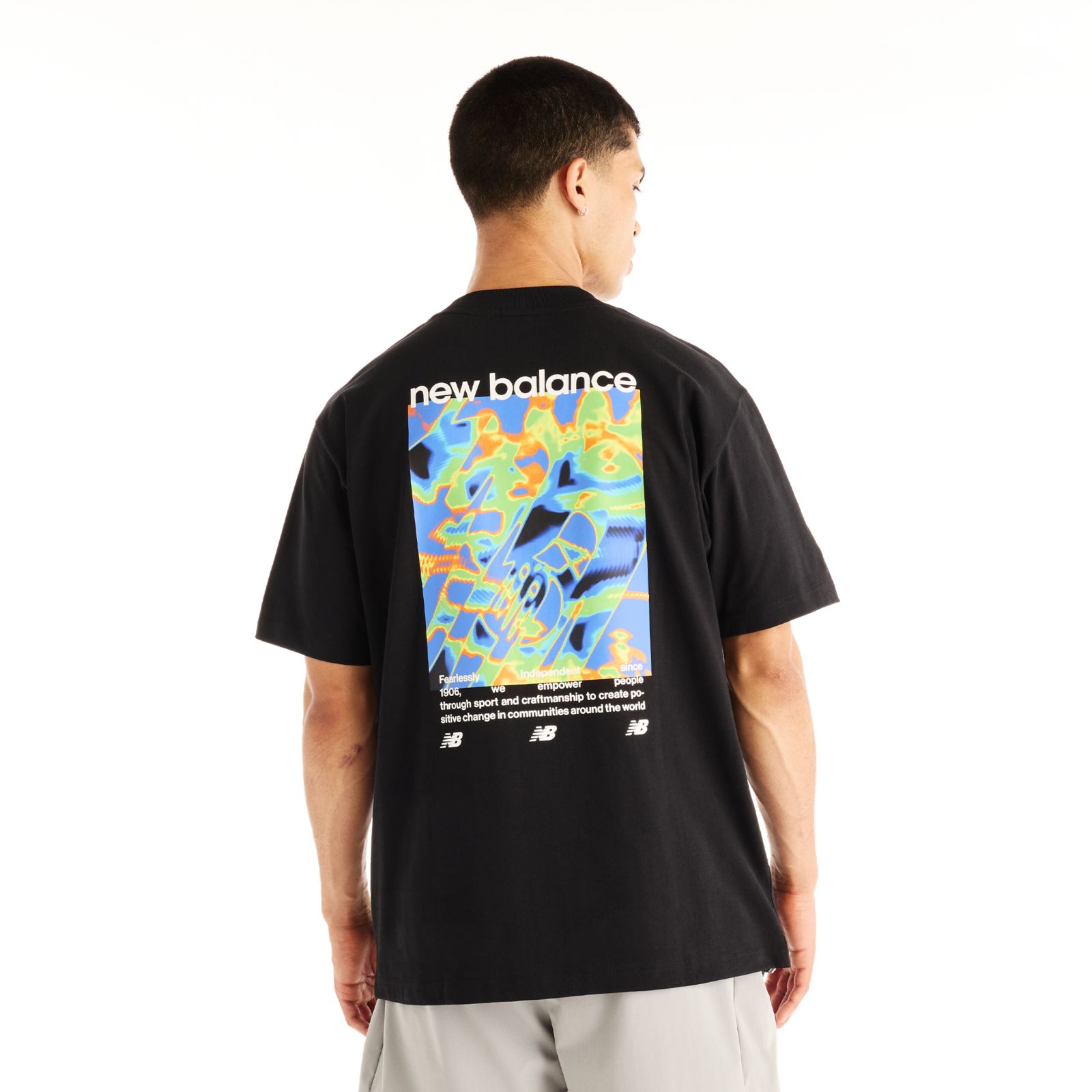 Мужские футболки New Balance Heat Map Forward Thinker T-Shirt — фото 2