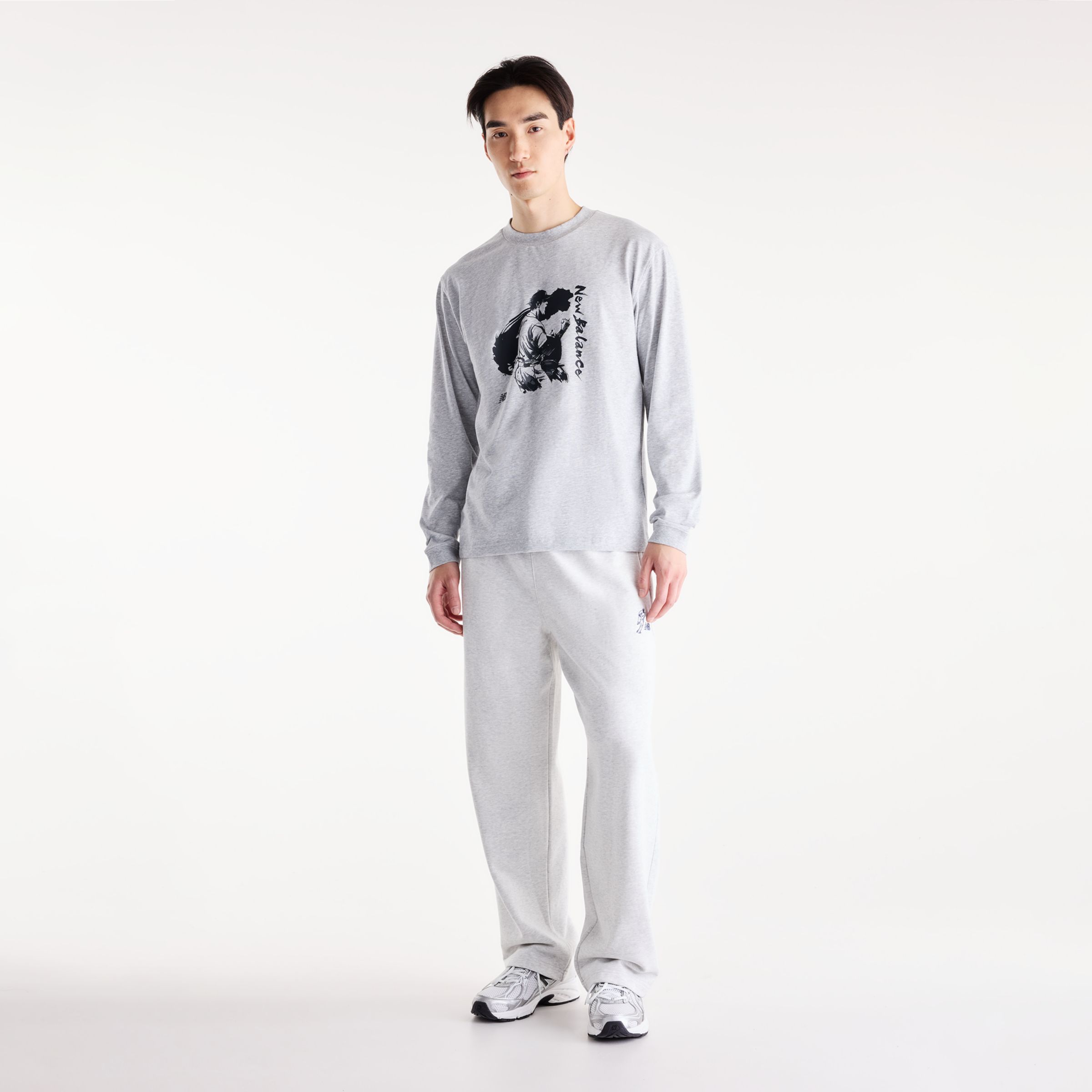 New Balance 大谷翔平オールウェイズオングラフィックロングスリーブTシャツ, MT62P34QAGT