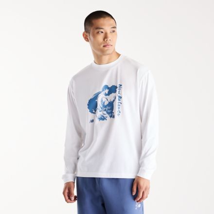 大谷翔平オールウェイズオングラフィックロングスリーブTシャツ, WHITE, MT62P34QWT