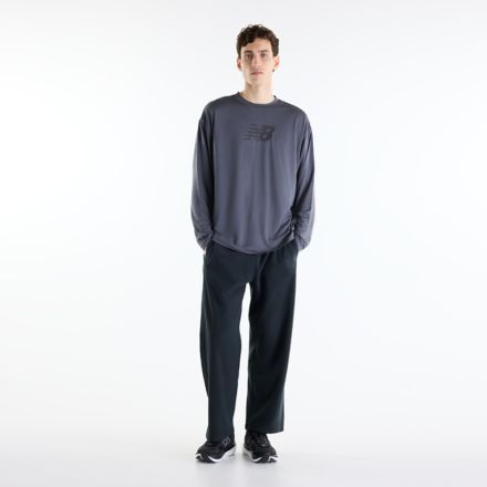 NB Logo Long Sleeve T-Shirt, MAGNET, MT62P9Y8MGT