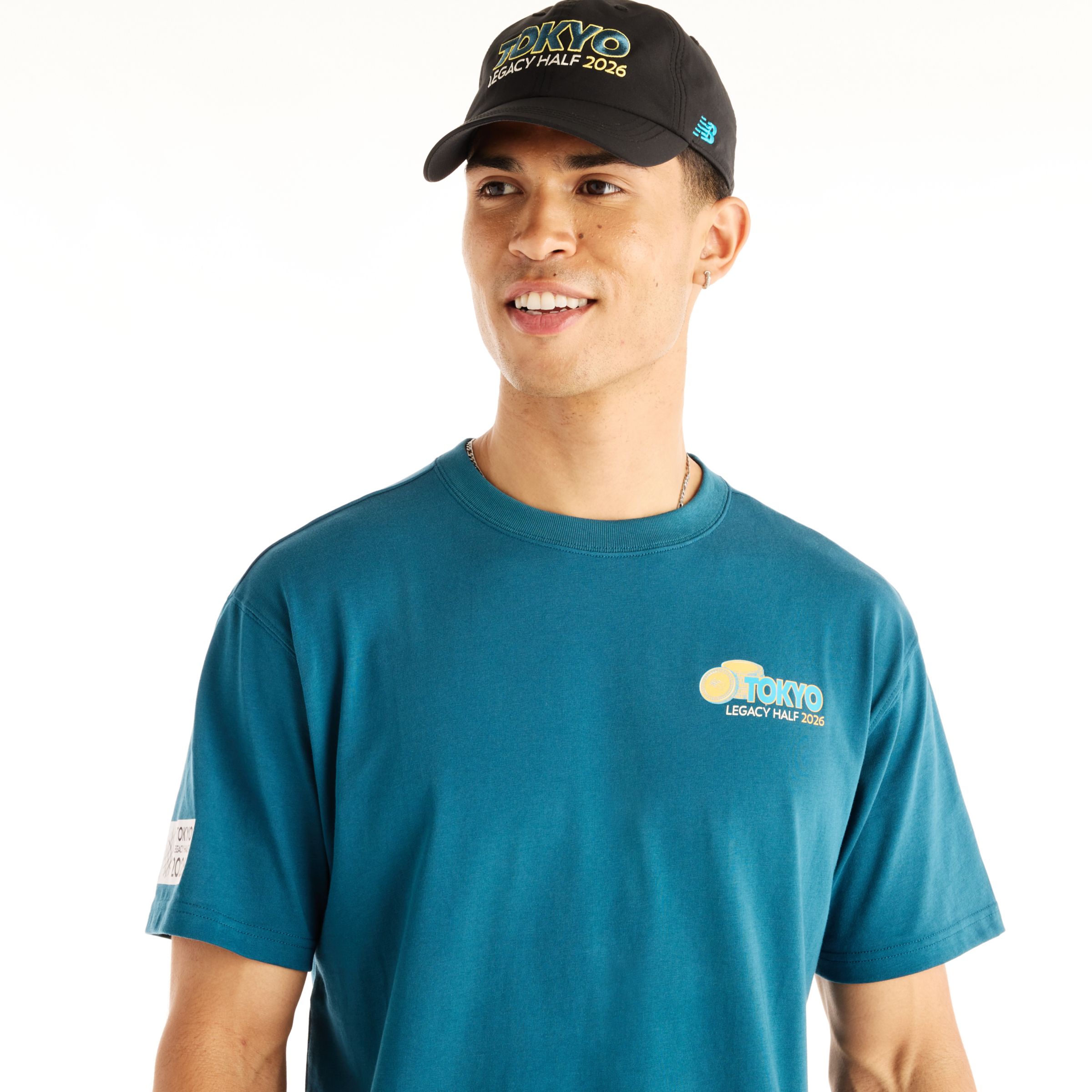 Nelson is wearing size M and is 6'1"/185.42cm. Chest: 38"/96.52cm, Waist: 30"/76.2cm, Hips: 38.5"/97.79cm