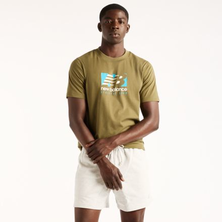 Rectangle Relaxed T-Shirt, WAKAME, MT62Q398AAO