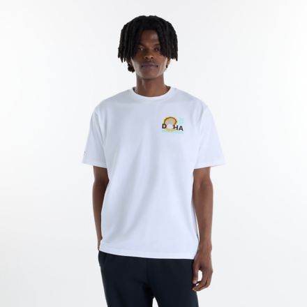 Doha Marathon Graphic T-Shirt - Pearl, WHITE, MT62S6Y5WT
