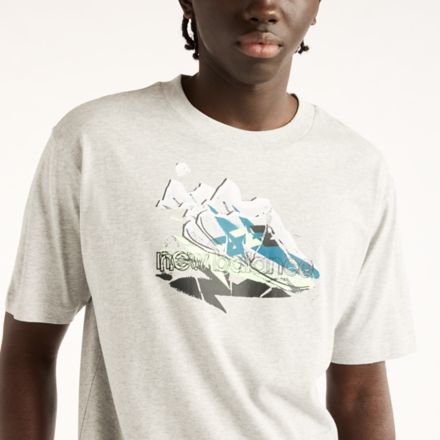 Collage Rebel T-Shirt, Athletic Grey, MT62S76PAG