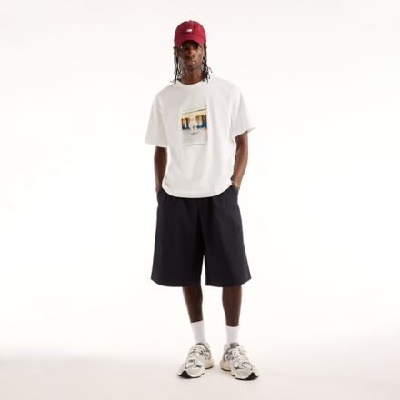 NB GREY グラフィックフォトショートスリーブTシャツ, SHADOW BLUE, MT62S7BUWT