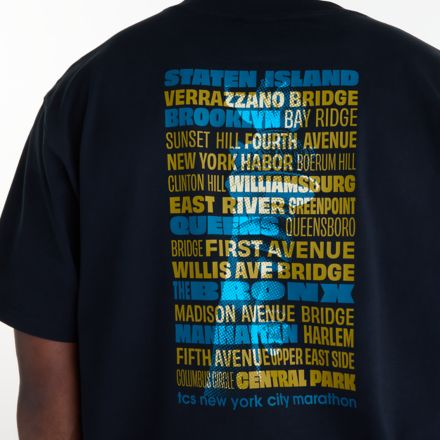 NYC Marathon Graphic T Shirt - Map