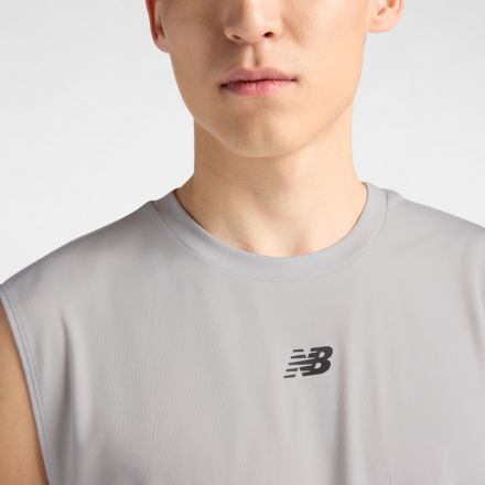 RBC Brooklyn Half Graphic Fast Days Tank, GREY MATTER with Grey, MT62U0NZGYM
