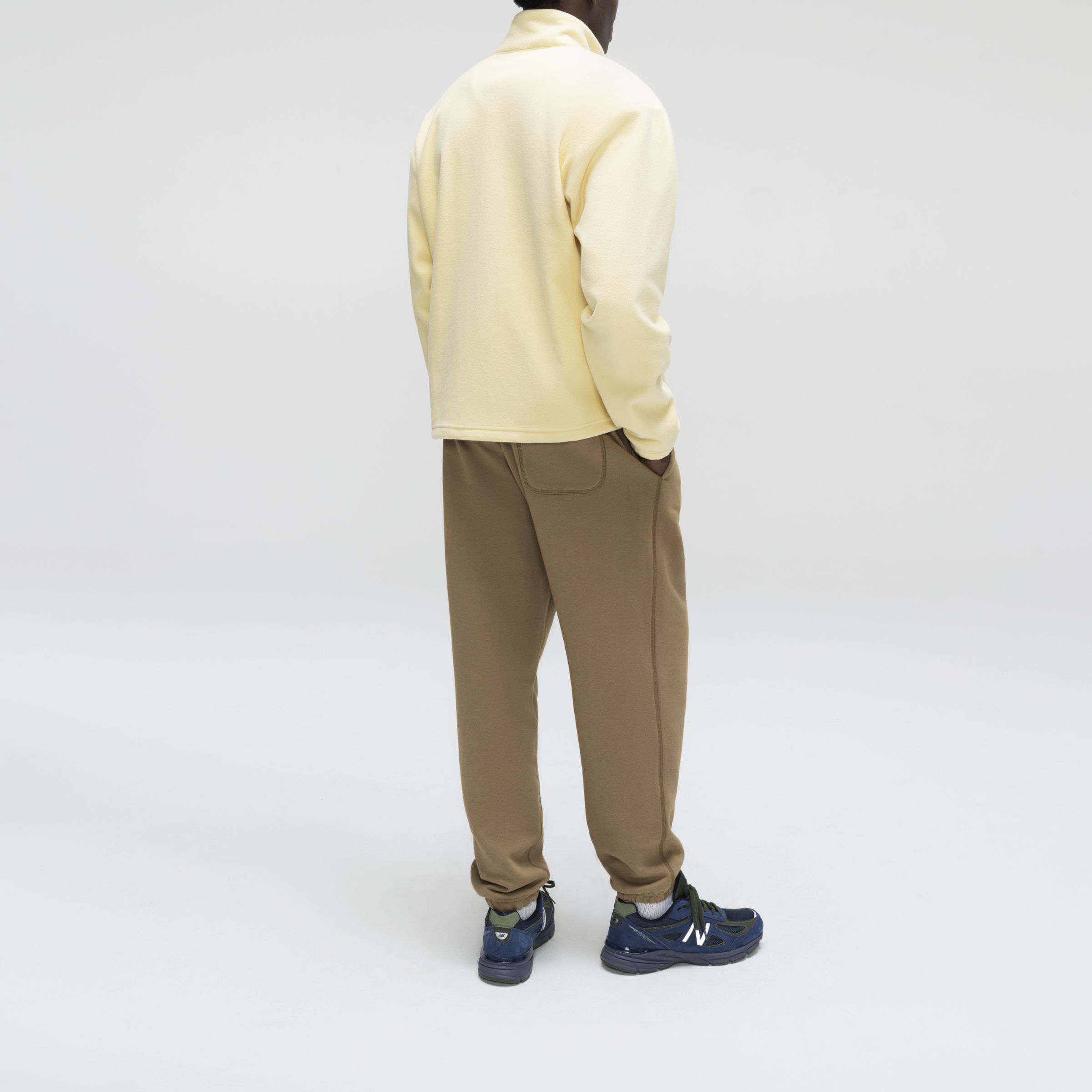 New Balance Made in USA Snap Fleece Top, MT62U1C5ABS