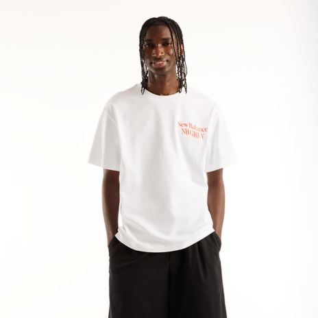 NB GREY グラフィックロゴショートスリーブTシャツ