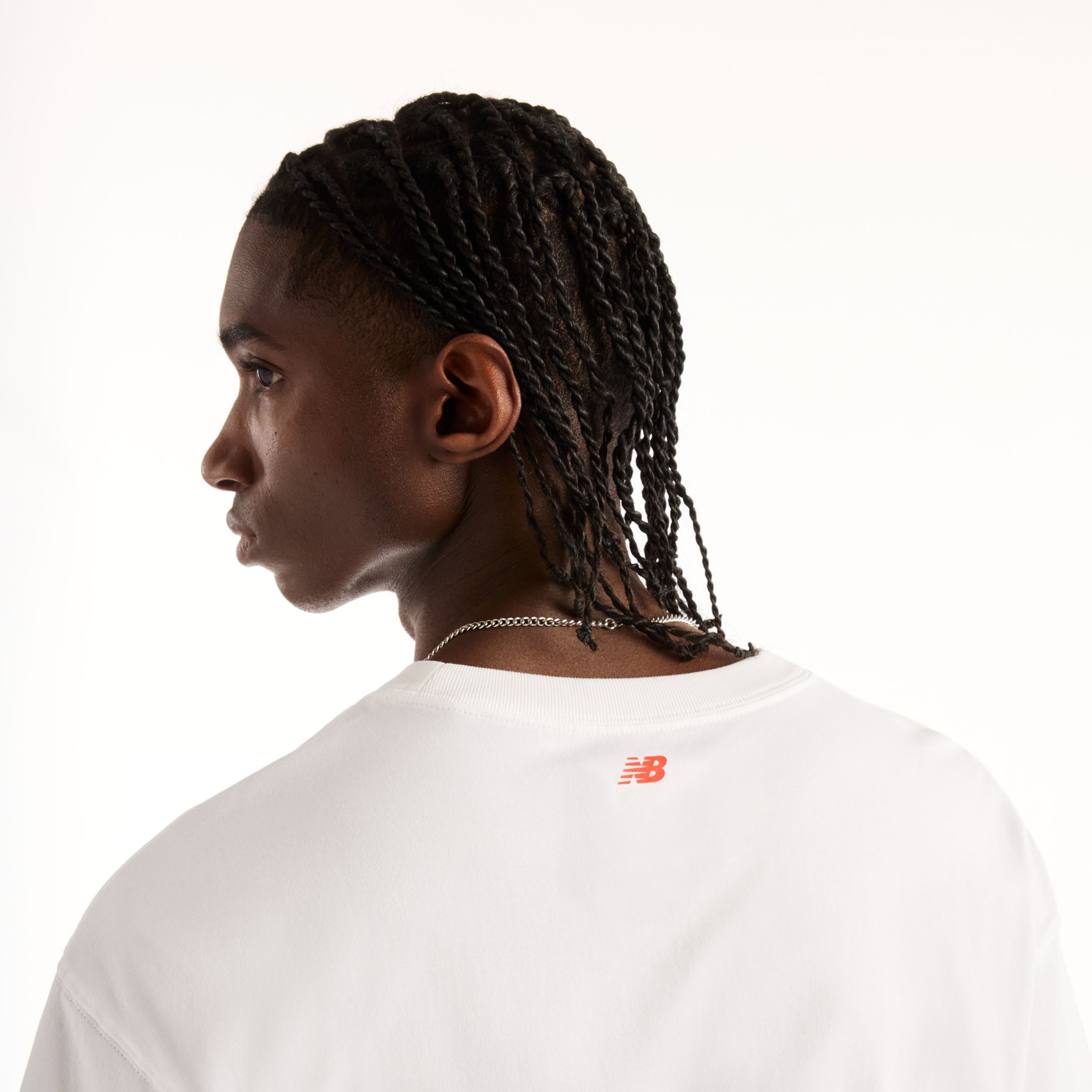 NB GREY グラフィックロゴショートスリーブTシャツ