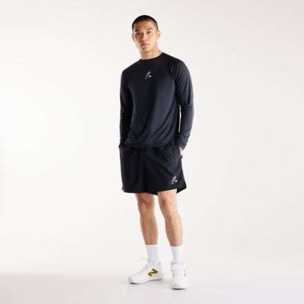 大谷翔平トレーニング長袖Tシャツ, CAVIAR, MT62U1TJBK