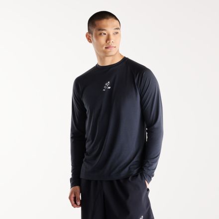 大谷翔平トレーニング長袖Tシャツ, CAVIAR, MT62U1TJBK