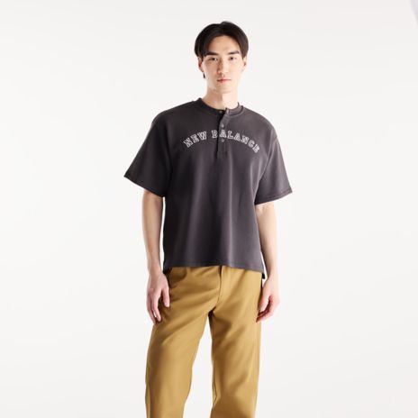 大谷翔平シグネチャーヘンリーネックショートスリーブTシャツ