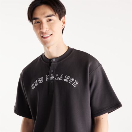 大谷翔平シグネチャーヘンリーネックショートスリーブTシャツ