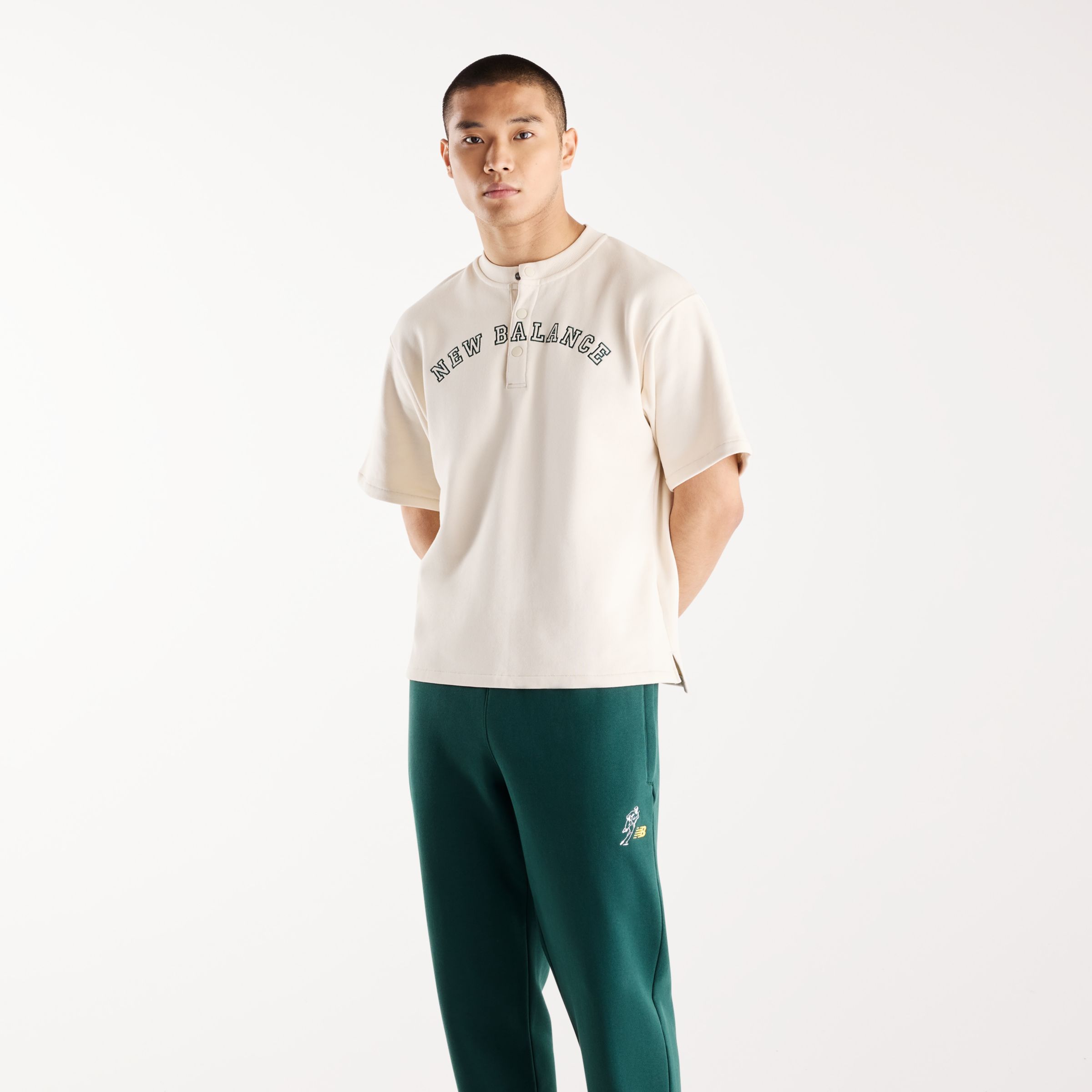 大谷翔平シグネチャーヘンリーネックショートスリーブTシャツ