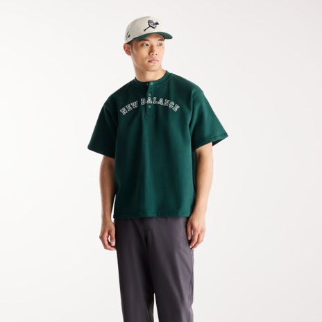 大谷翔平シグネチャーヘンリーネックショートスリーブTシャツ