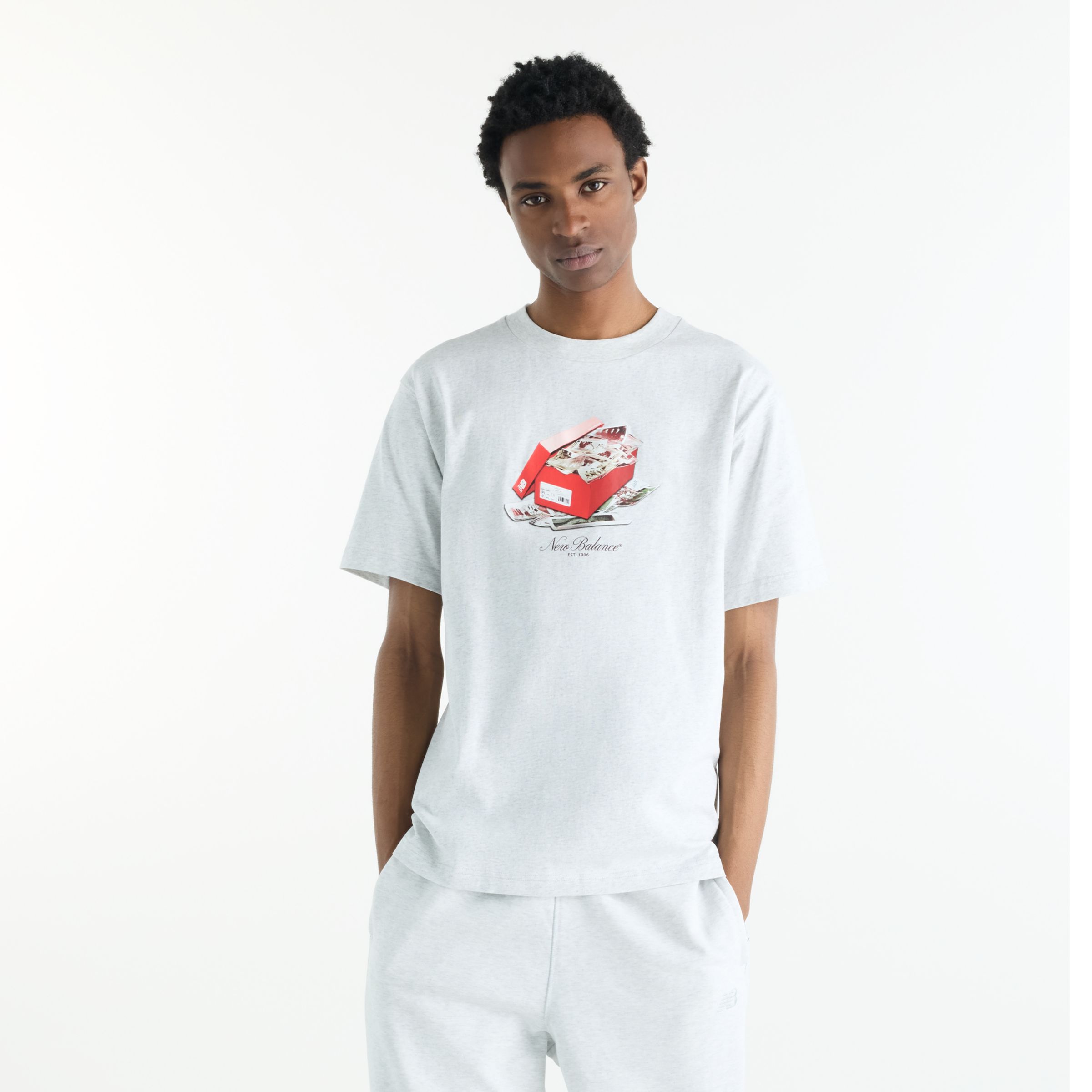 New Balance Family Shoe Box T-Shirt, MT62W22XAHH