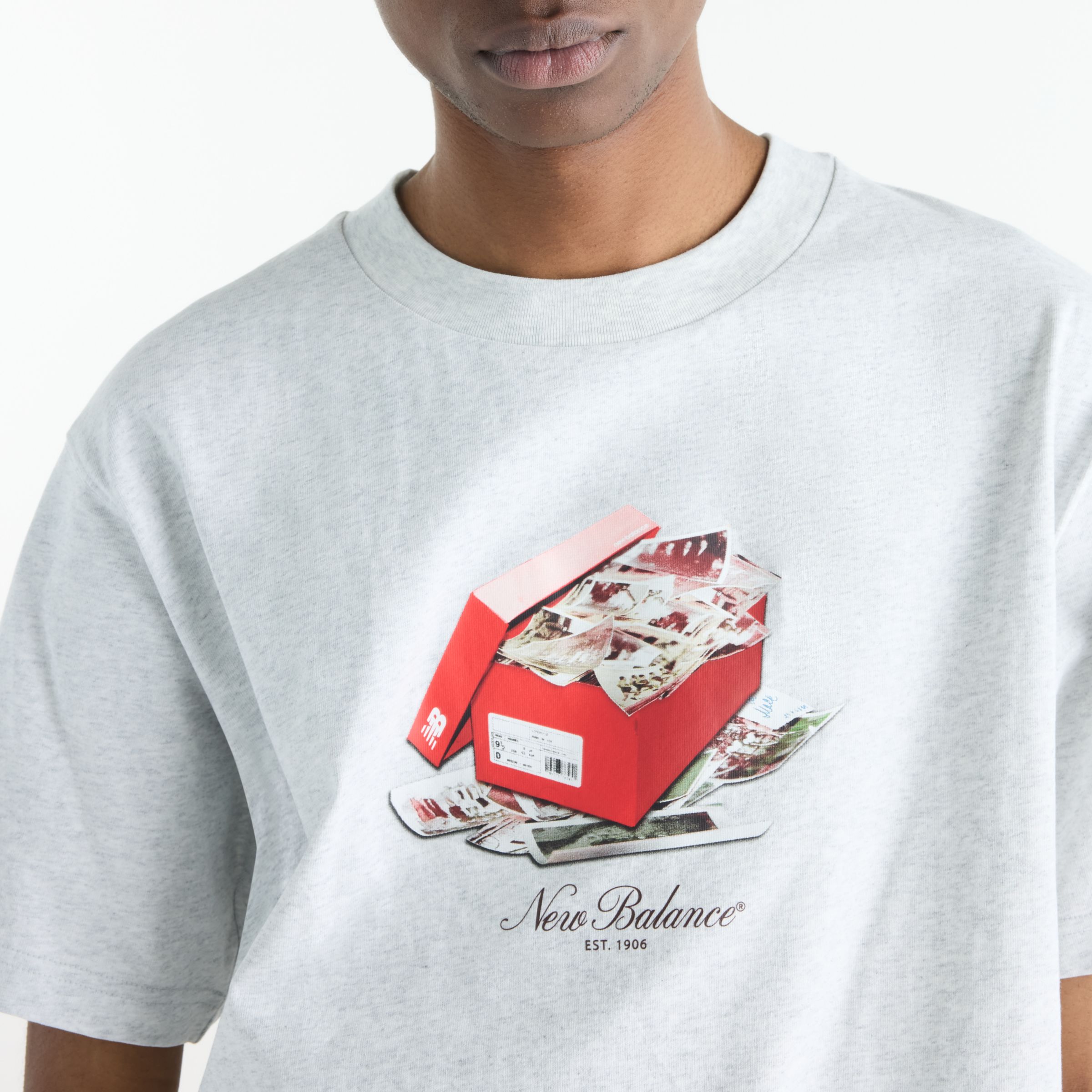 New Balance Family Shoe Box T-Shirt, MT62W22XAHH