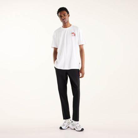 United Airlines NYC Half Men's Graphic T-Shirt - Apple, WHITE with White, MT62X6CLWT