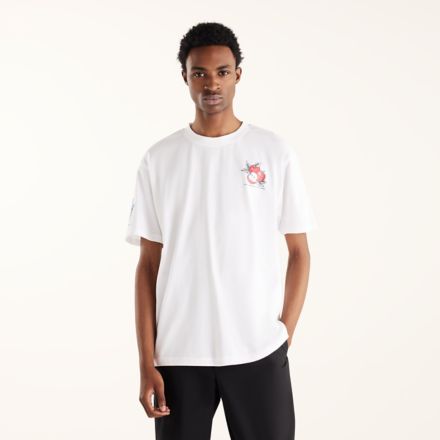 United Airlines NYC Half Men's Graphic T-Shirt - Apple, WHITE with White, MT62X6CLWT