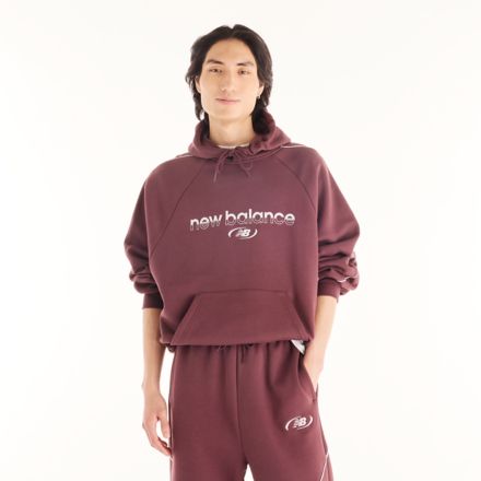 Trackside Fleece Hoodie, NB NAVY, MT62Y14PYLR