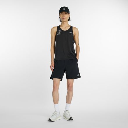 RBC Brooklyn Half Men's RC Essential Singlet, BLACK, MT62Z193BK