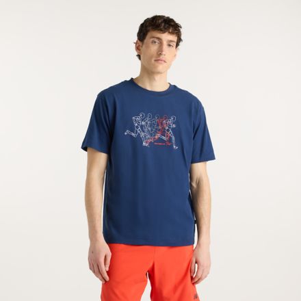 Repeat Performance Runner T-Shirt, NB NAVY, MT62Z7Z4NNY