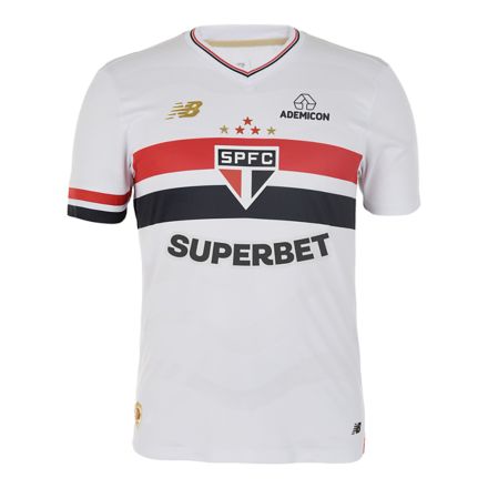 Sao Paulo FC Home Short Sleeve Jersey