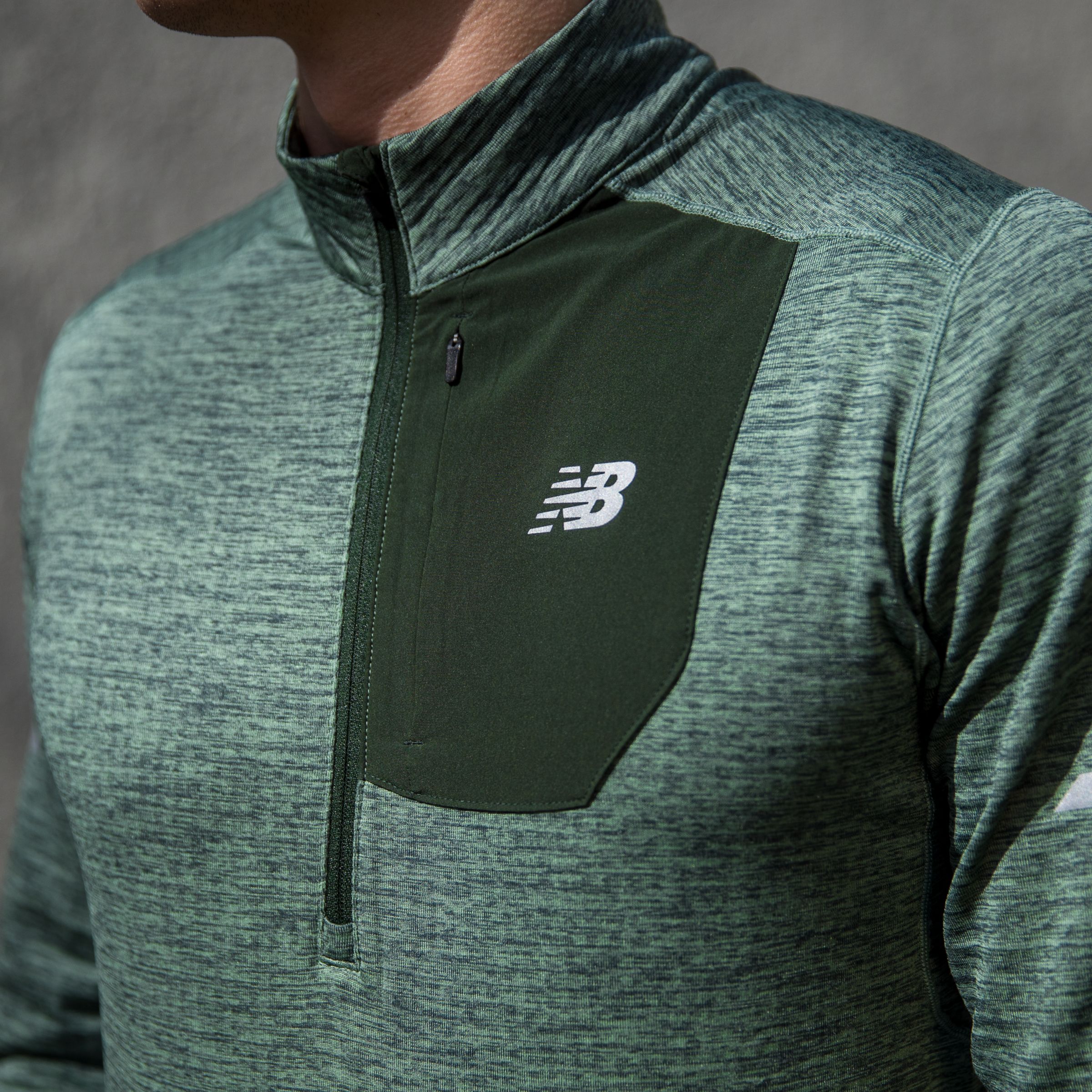 new balance men's heat quarter zip