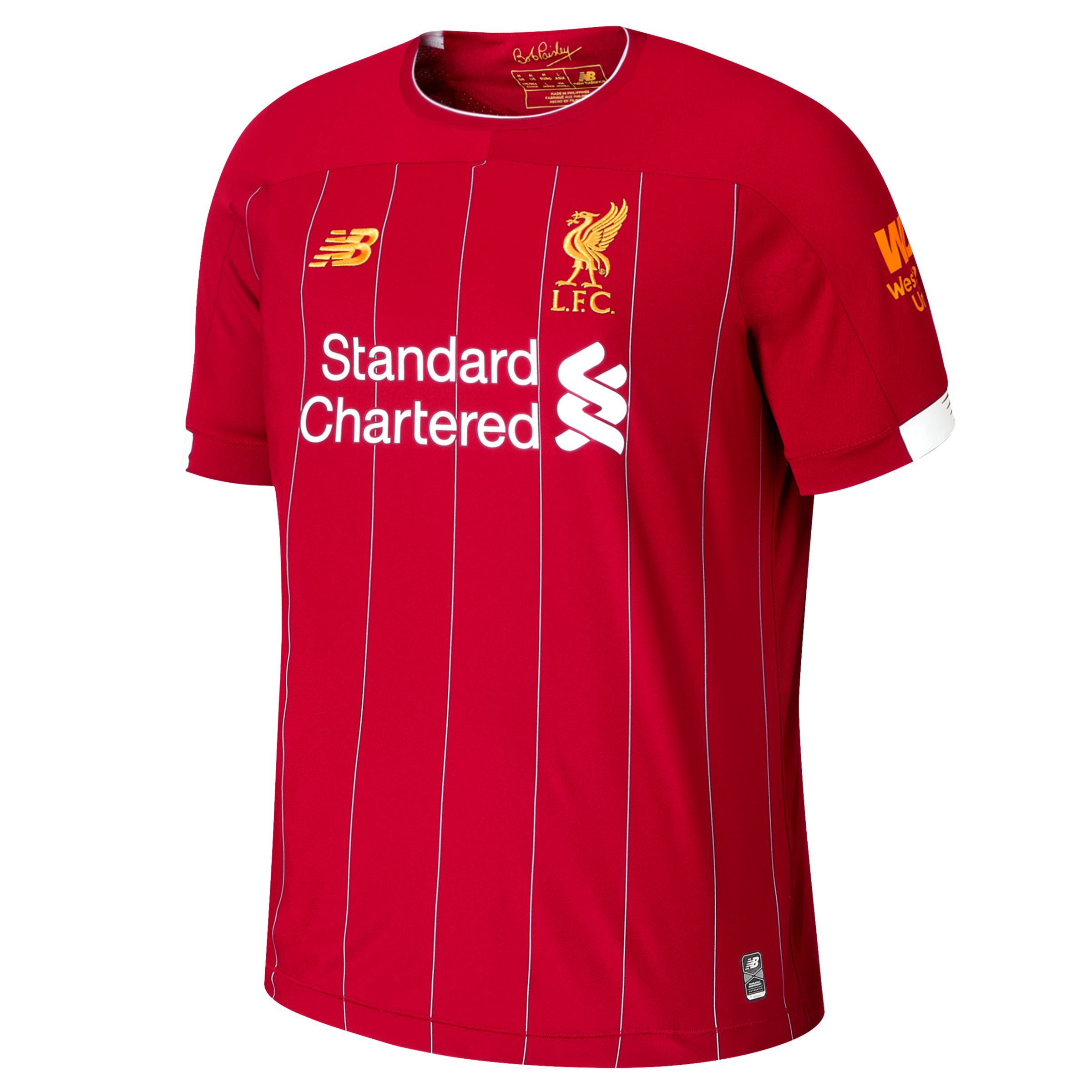 Liverpool FC Home SS Jersey No EPL Patch - New Balance