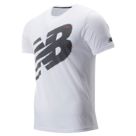 New Balance Graphic Heathertech Tee, MT93083WT