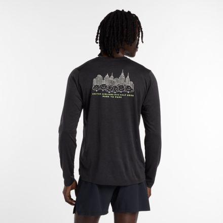 United Airlines NYC Half Men's Graphic Athletics Long Sleeve