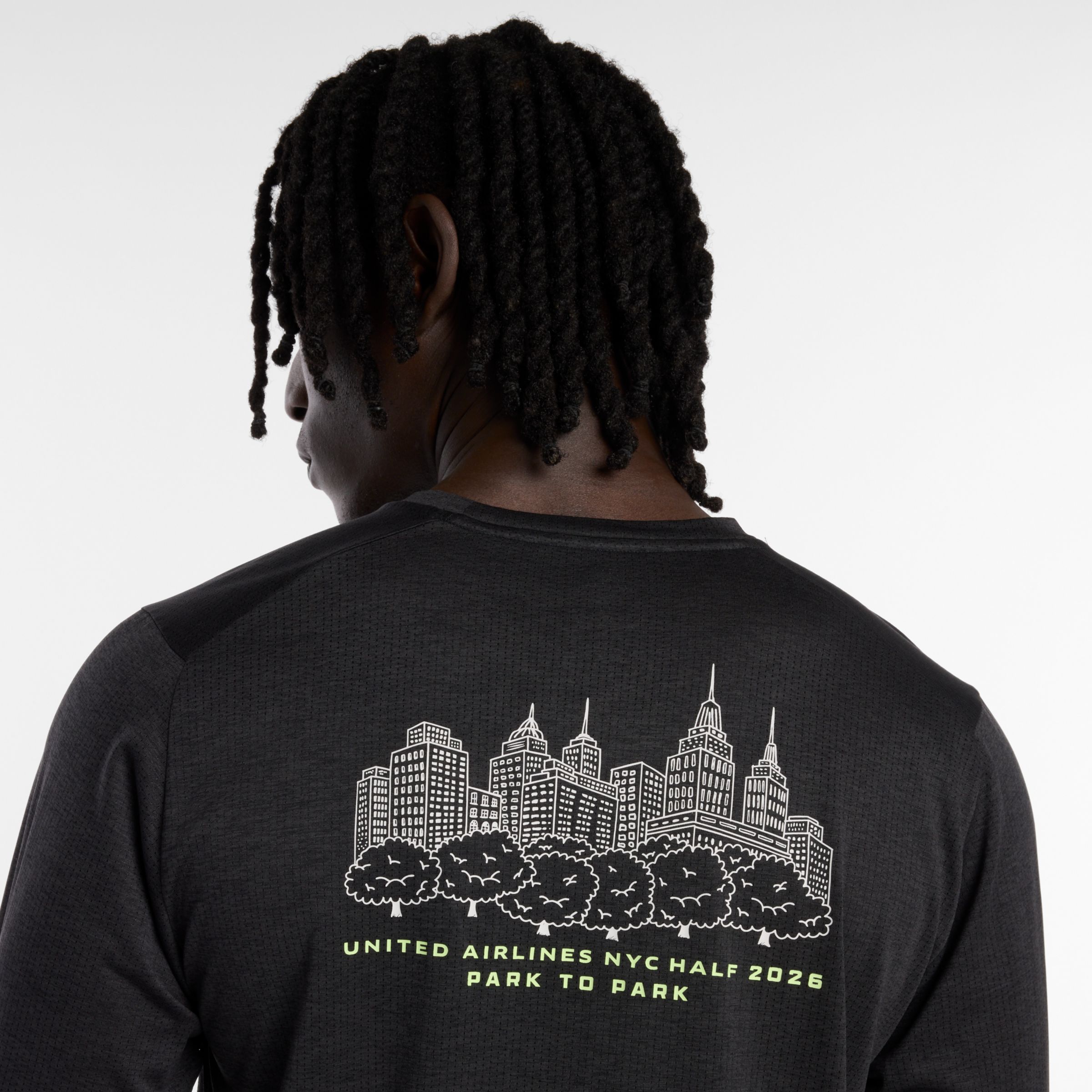 United Airlines NYC Half Men's Graphic Athletics Long Sleeve