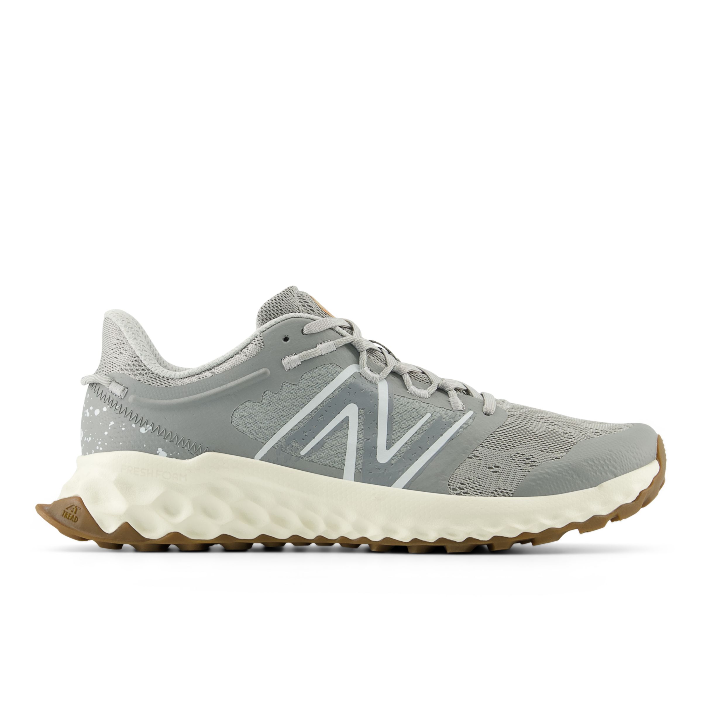 New Balance Men's FRESH FOAM Garoé in Grey/Beige Textile, size 7