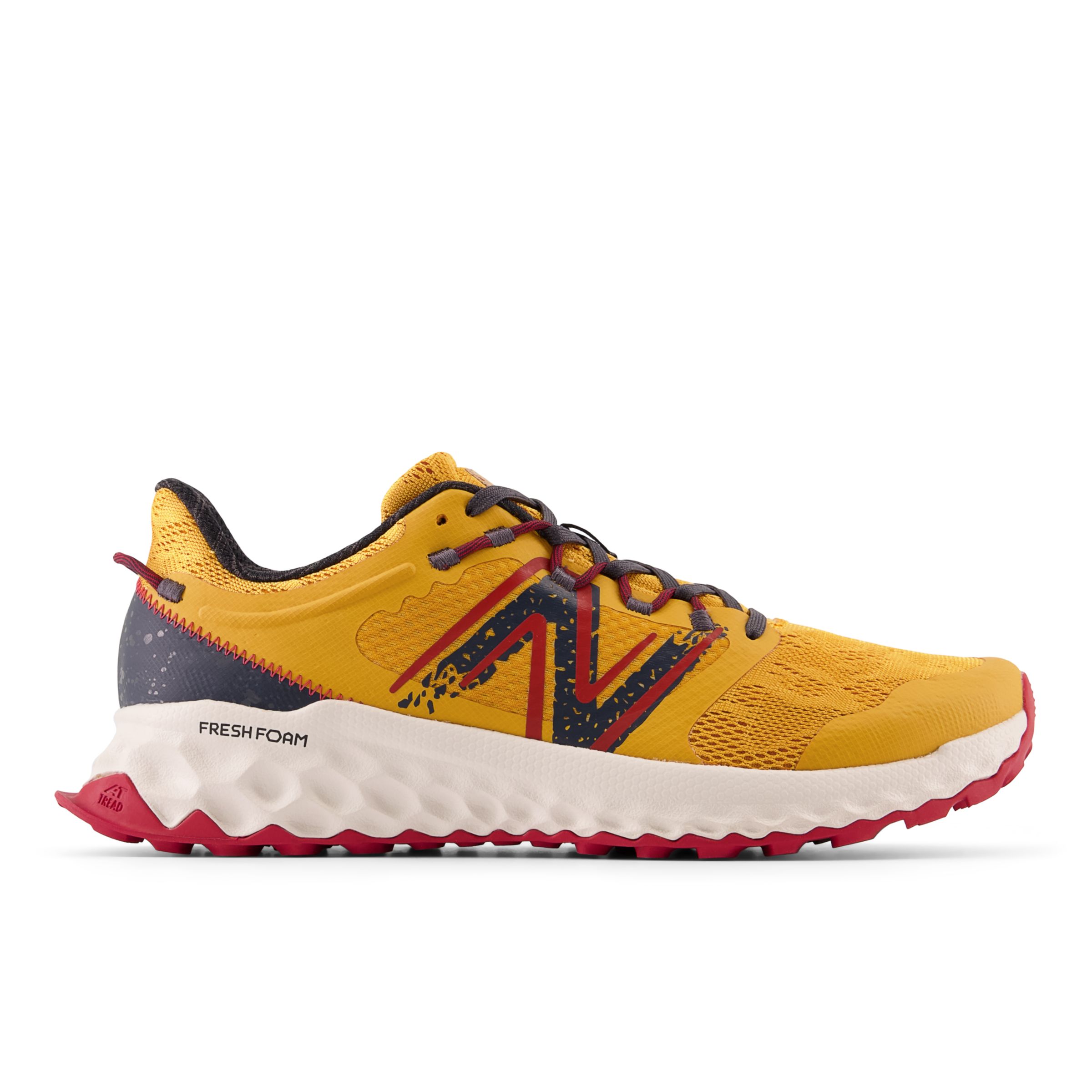 

New Balance Homme Fresh Foam Garoé en Jaune/Rouge/Noir, Synthetic, Taille 45 Large