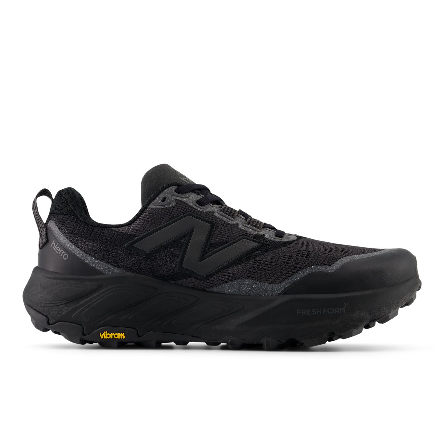 Женские кроссовки New Balance Fresh Foam X Hierro v9, цвет: Серый / Чёрный — фото 1