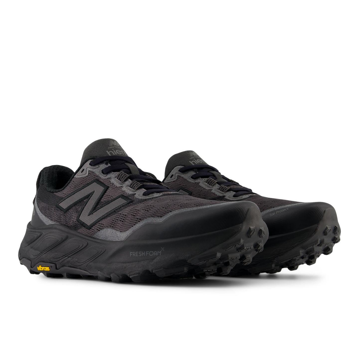 Женские кроссовки New Balance Fresh Foam X Hierro v9, цвет: Серый / Чёрный — фото 2