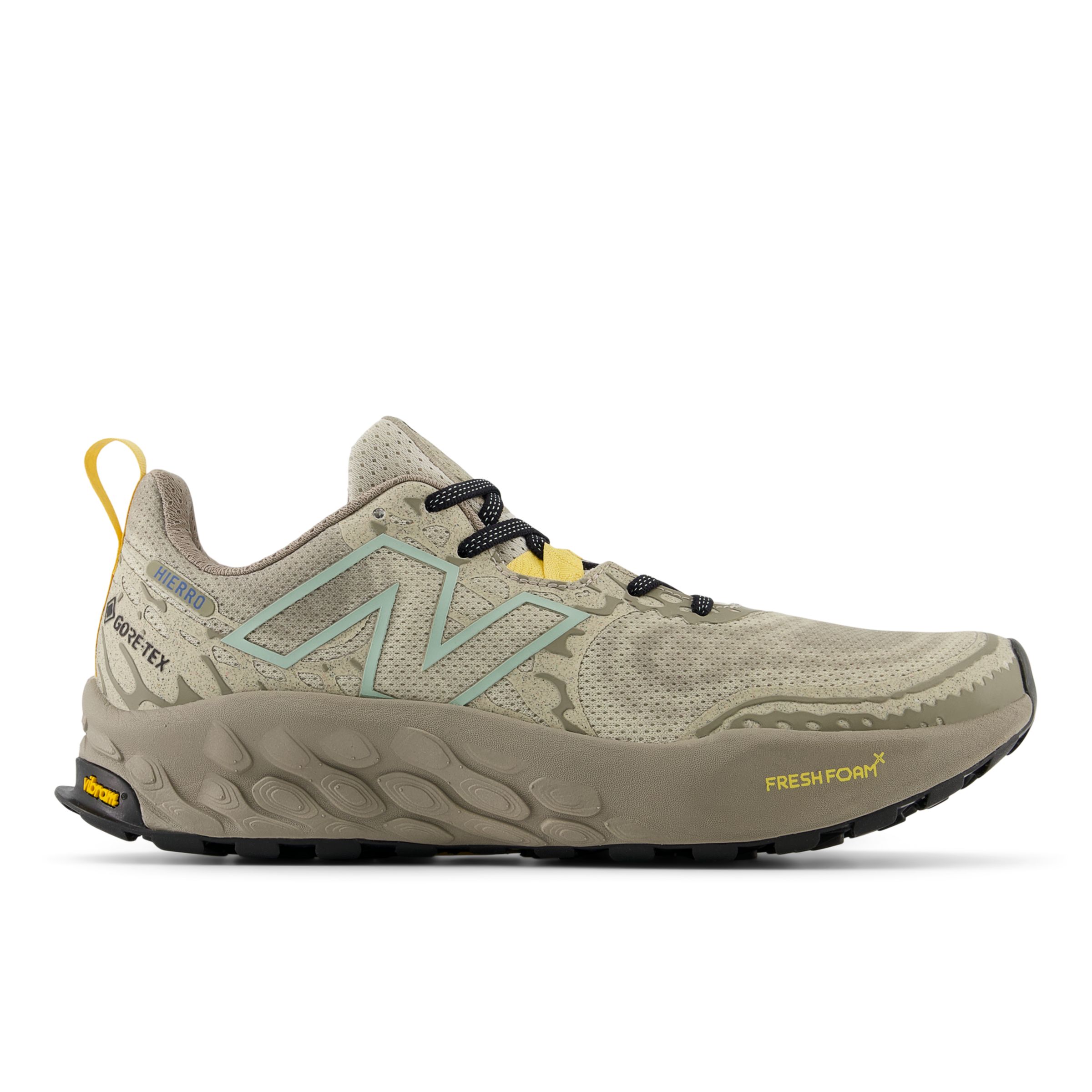 New Balance Men's Fresh Foam X Hierro v8 GORE-TEX® in Grey/Brown/Green Synthetic, size 9