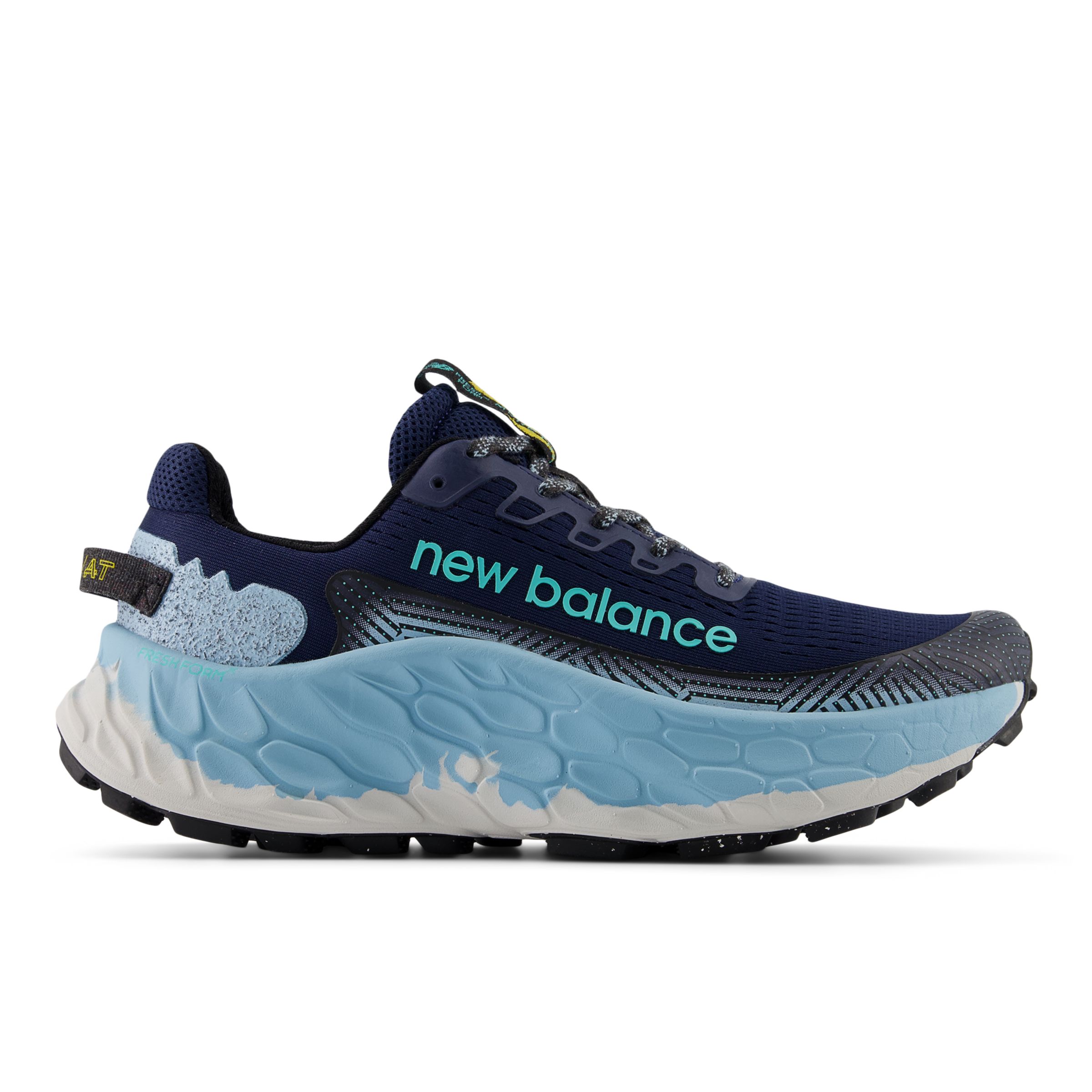 New Balance Men's Fresh Foam X Trail More v3 in Blue/Green Synthetic, size 8.5