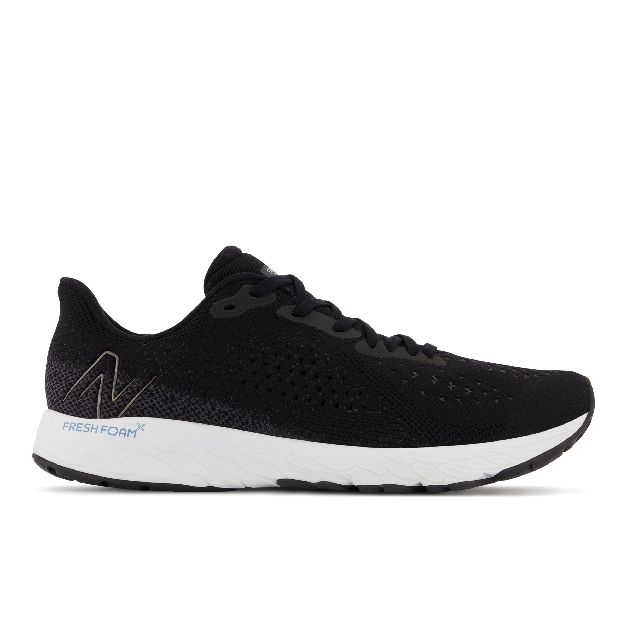 New Balance Men's Fresh Foam X Tempo v2 in Black/White Textile, size 7