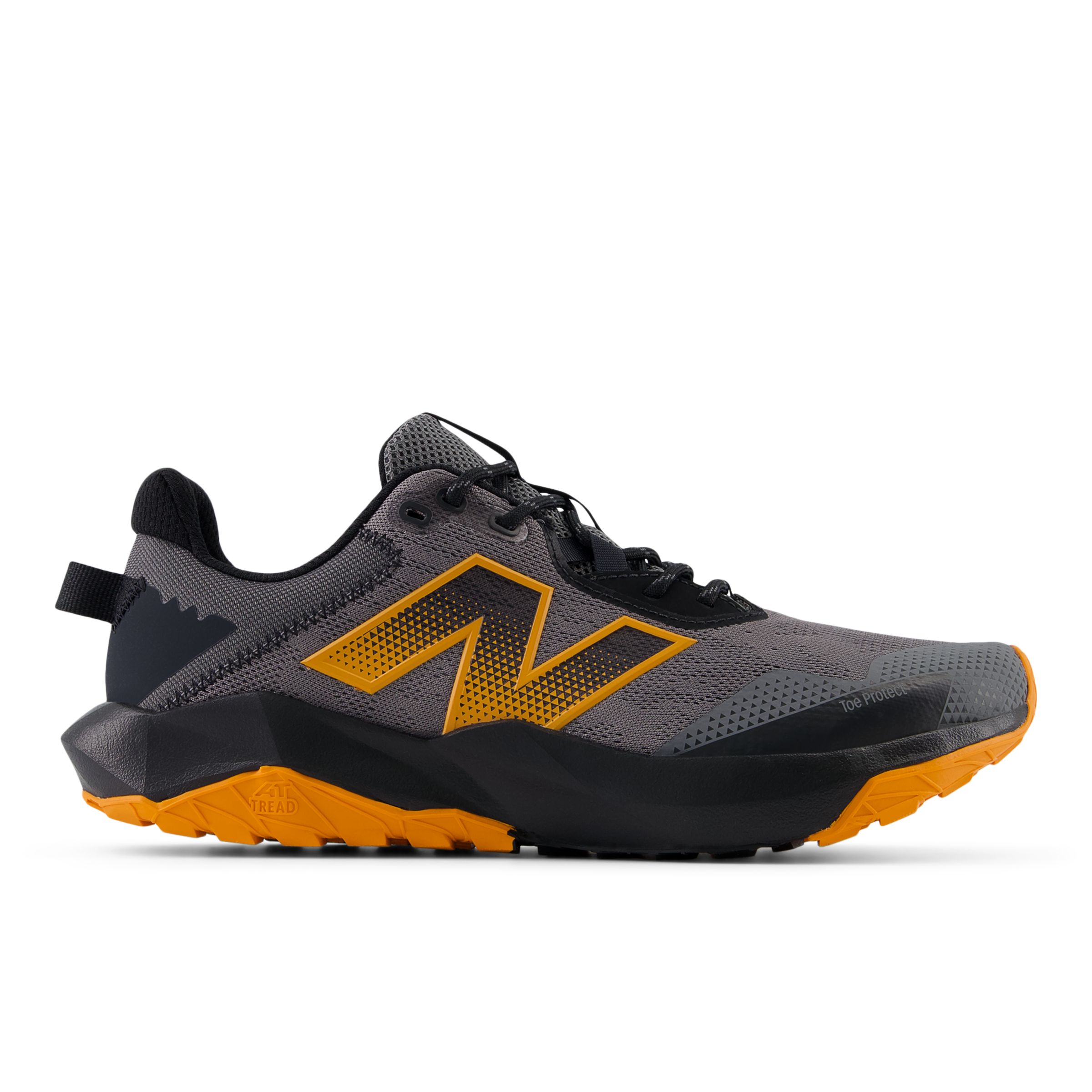 New Balance Men's DYNASOFT NITREL v6 in Grey/Orange Textile, size 11 Wide