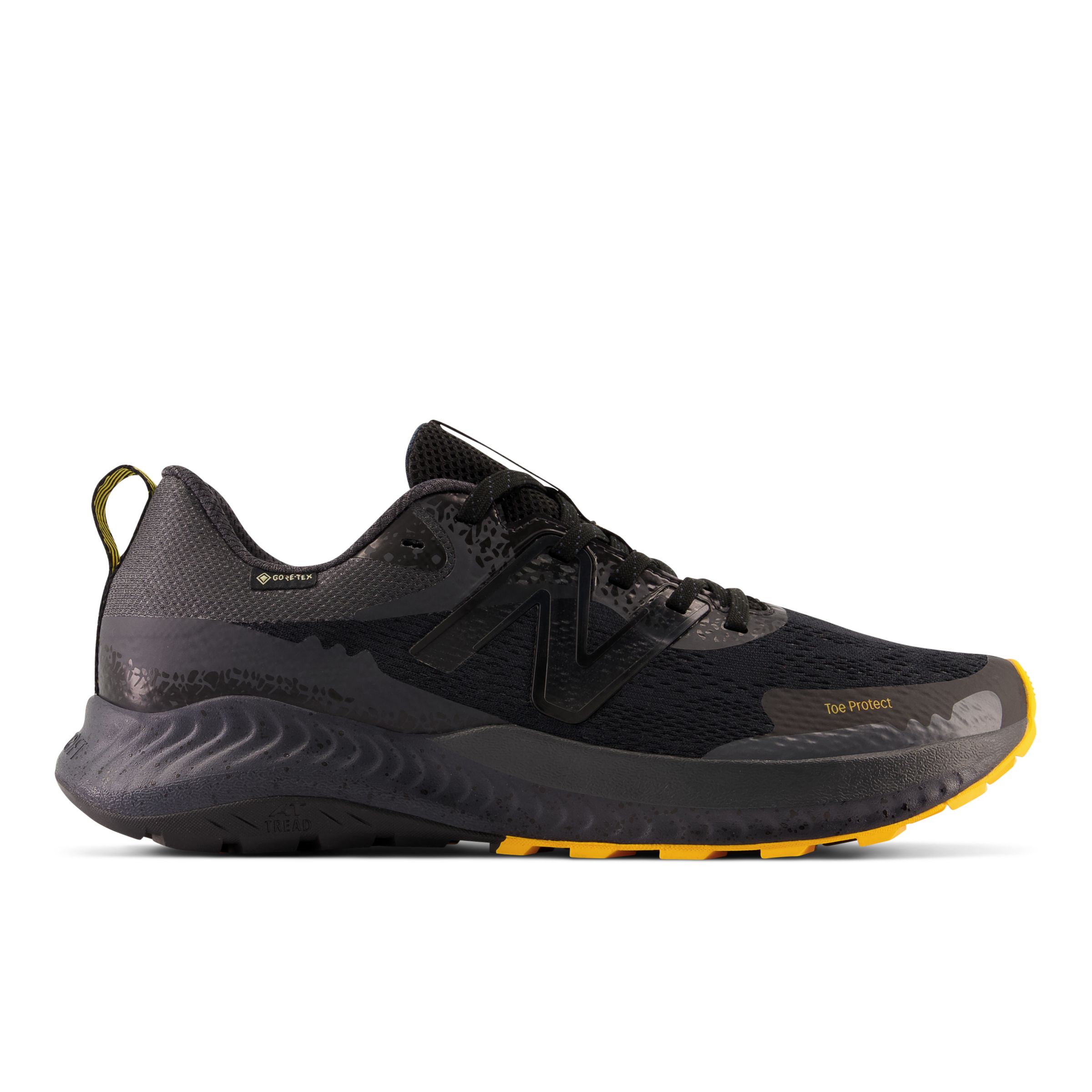 New Balance Uomo DYNASOFT NITREL v5 GTX in Nero/Giallo, Synthetic, Taglia 45