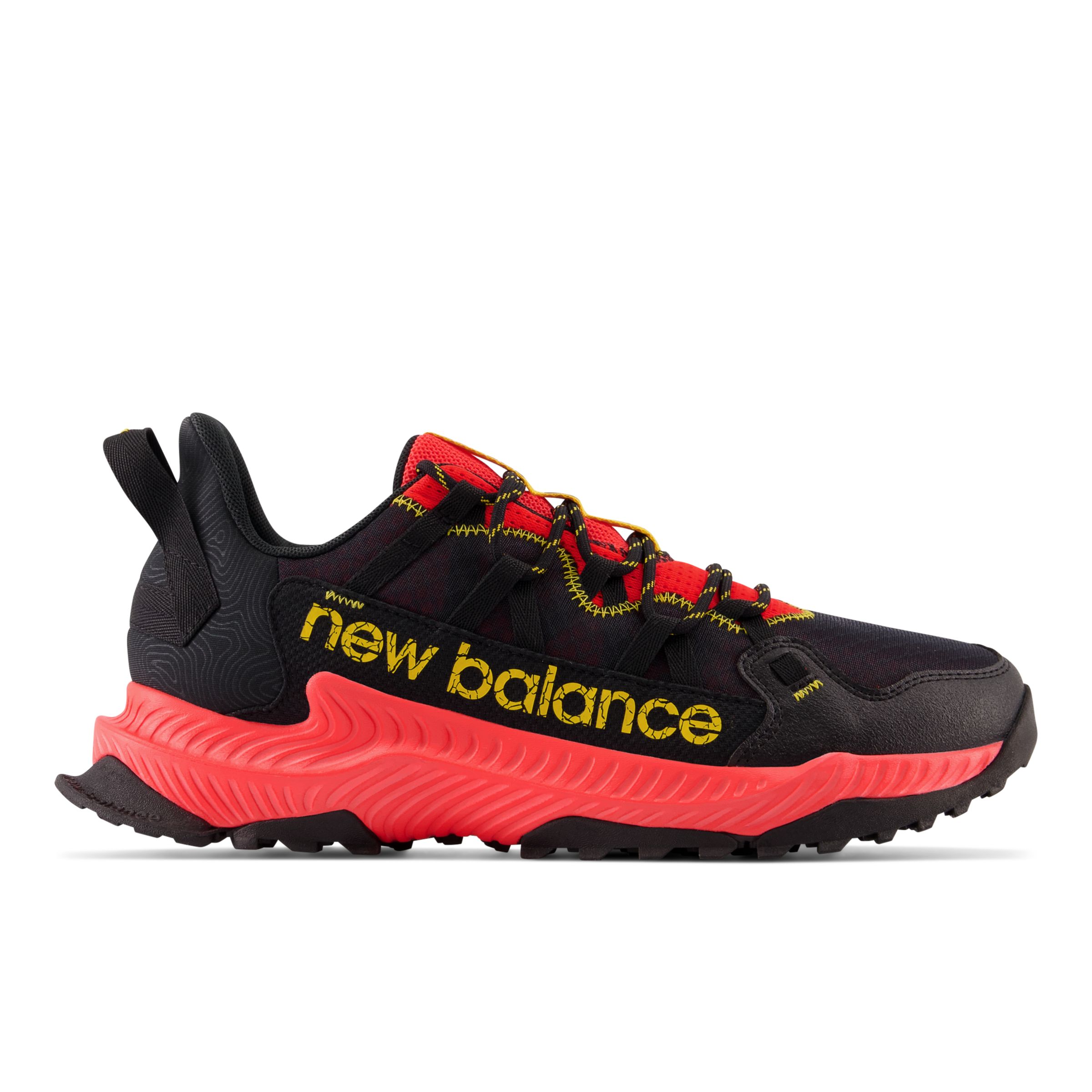 New Balance Men's Shando in Black/Red/Yellow Synthetic - MTSHAET1