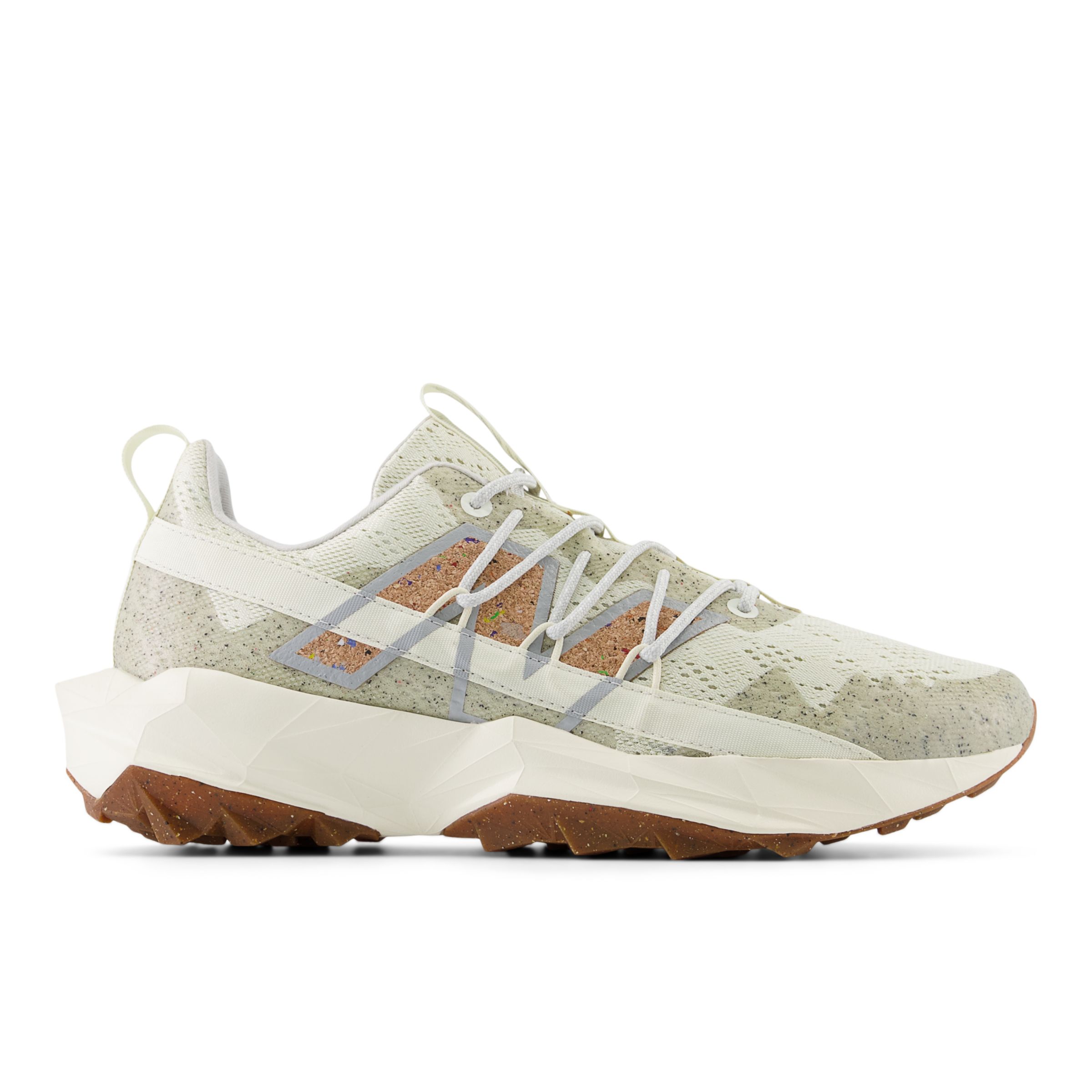 

New Balance Homme Tektrel en Blanc/Gris/Marron/Beige, Textile, Taille 41.5 Large