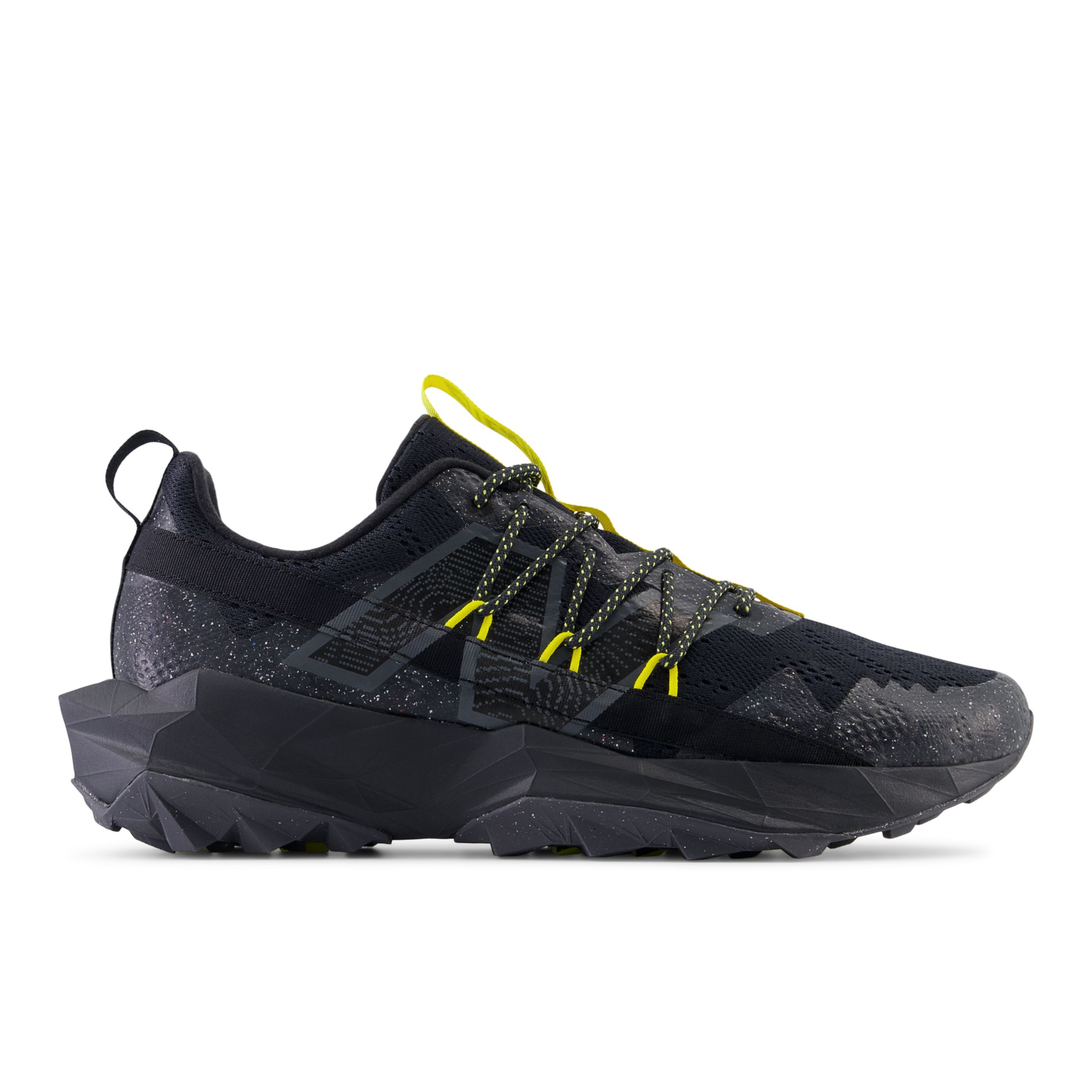 

New Balance Homme Tektrel en Noir/Gris/Jaune, Synthetic, Taille 42 Large