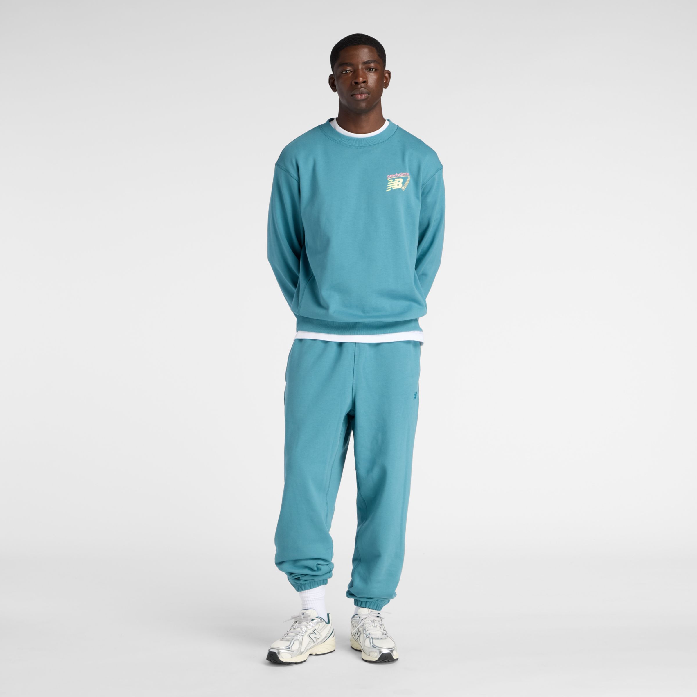 Classic Tri-Logo French Terry Crew