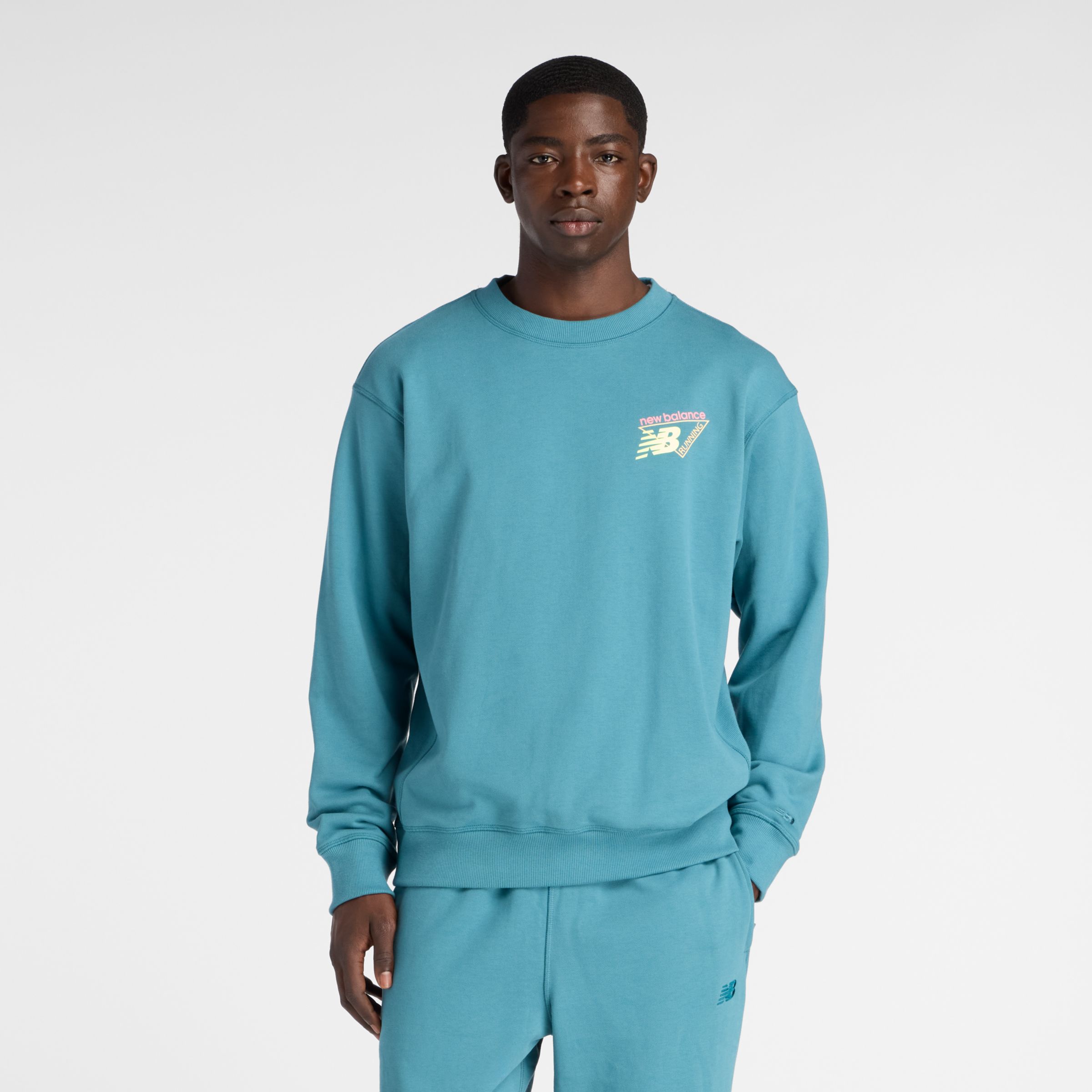 Classic Tri-Logo French Terry Crew