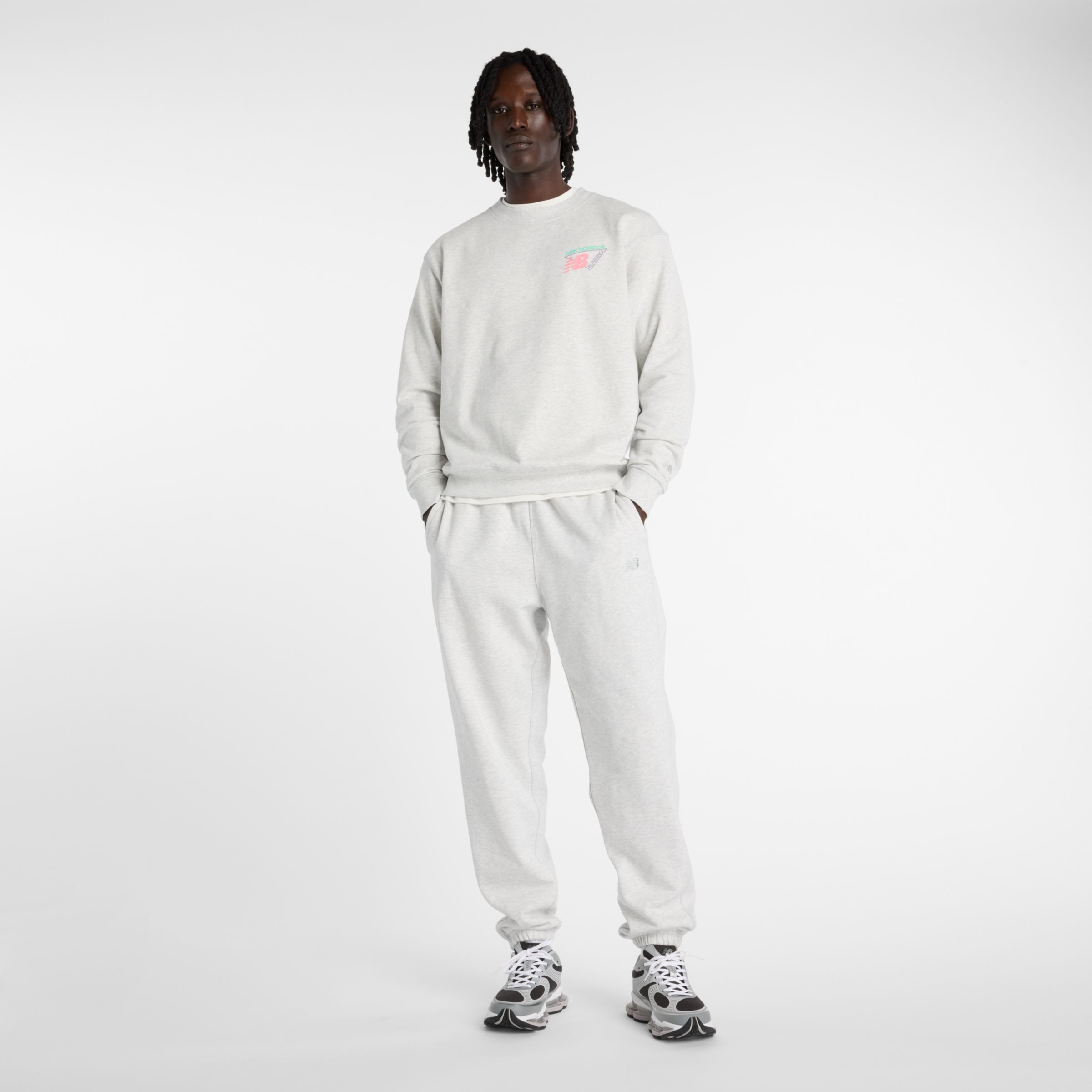 Classic Tri-Logo French Terry Crew